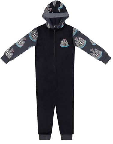 Newcastle United Boys Pyjamas All-In-One Loungewear Kids Official Football