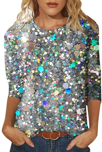 Giacca Paillettes Donna Top Brillantinato Donna Giacca con Paillettes Donna Canotta Fucsia Donna Maglia Pizzo Canotte Donna Crop Top Donna Elegante Top Spalle Scoperte Donna Felpa Crop