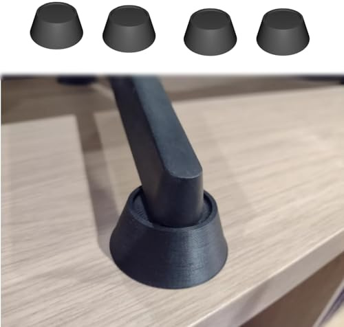 TV Stand Risers, Modern Soundbar Gaming Console Holder, Mid-Century Minimalist Elevated TV Base Shelf,4PCS
