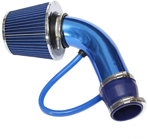 RFUJBPDZA Kit Aspirazione Diretta Auto, per Alfa Romeo Giulietta Giulia Mito Stelvio GT 147 156 159 166 166 Filtro Aria Sportivo Conico 76mm Alluminio Tubo Induzione High Flow Performance,C