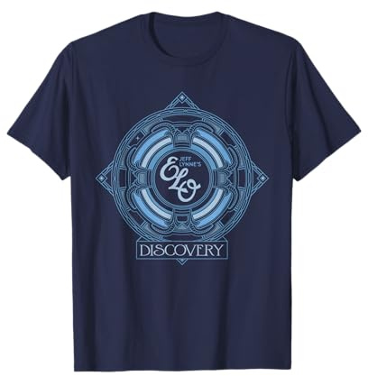 Offizielles Electric Light Orchestra Discovery Blue Logo T-Shirt