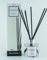 Lavender Noir Reed Diffuser - Clyde Candles, Luxury Diffuser Oil with a Set of 7 Fibre Sticks, 100ml, Best Aroma Scent for Home, Kitchen, Living Room, Bathroom. Fragrance Diffusers set with sticks
