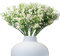 10 Künstliche Baby Atem Gladiolen Blumen Hochzeit Home Decor Geschenk weiß