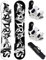 AIRTRACKS Damen Snowboard Set - Board BWF Lady 155 - Softbindung Master W L - SB Bag