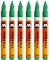 Molotow One4All 127HS Acryl Marker (2,0 mm Strichstärke, hochdeckend und permanent, UV-beständig, für fast alle Untergründe) 6 Stück Farbe 235 türkis