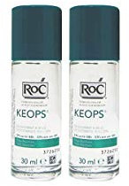 Roc Pack Keops Deodorant Roll On Intense Sweating 2x30ml
