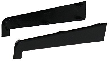 1 x Pair of Black End Caps for 180mm uPVC Plastic Window/Door Sill
