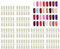 720pcs faux ongles conseils, ongles artificiels naturels segbeauty conseils fond plat pour ongles affichage livre polonais gel couleur panier manucure salon affichage graphique art décoration pratique