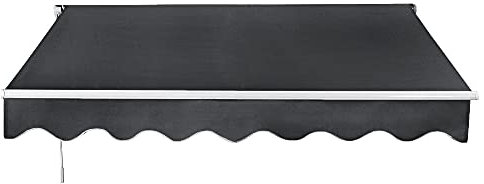 Panana 4 x 3M Manual Awning Retractable Canopy Sun Shade Shelter Waterproof Outdoor Patio Garden