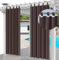 Ferocity Outdoor Vorhang Schlaufengardine 220 x 155 cm Gartenlauben Balkon-Vorhänge Gardinen Verdunkelungsvorhänge mit Schlaufen, Vorhang Wasserdicht für Pavillon Strandhaus (1 Panel) Braun [129]