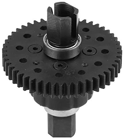 Kuuleyn RC Differential, Ferngesteuertes Modell Fahrzeugzubehör Mittleres Differential für RC Car für Buggy Truck Truggy SCT 1/8 RC Car DF- Models 6684 RC Car(48T 1.0Mo Nylon Gear)
