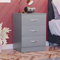 Vida Designs Commode, Gris, H 56cm x W 40cm x D 36cm
