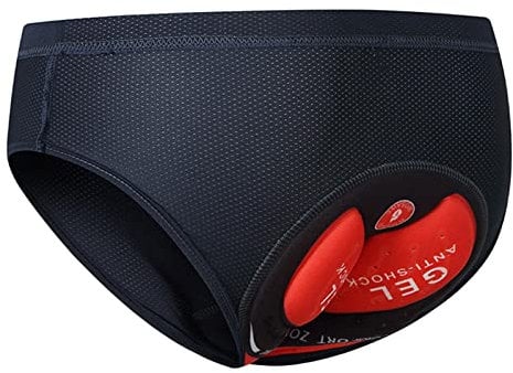 F Fityle MTB Fahrradunterwäsche, Fahrradunterhose Herren Gepolsterte Radhose für Faltrad Fahrradzubehör, schwarz XXL