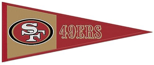 NFL Wimpel San Francisco 49ers Football 80x33cm Wool Pennant Primary