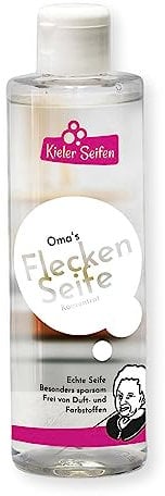 Kieler Seifen Fleckenseife 250 ml Konzentrat - Fleckenentferner Kleidung - Stain Remover bekämpft selbst hartnäckige Flecken - Ohne Bleichmittel