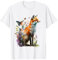 @n!mal Fuchs Tierliebhaber Waldkunst Tier Fuchs T-Shirt