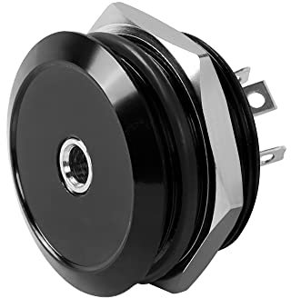 QIANRENON TRS 1/8 Encastré Fileté Fixe Casque Adaptateur 3.5mm Femelle vers Borne à Souder Panneau Montage stéréo Connecteur 3 Pôle Casque Soudure Module, pour Casque, Amplificateur, Mixeur