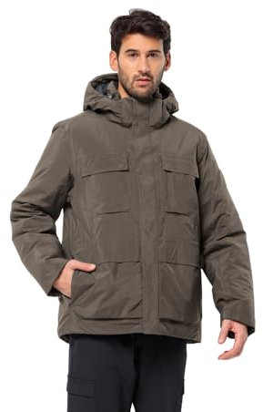 Jack Wolfskin TEXTOR UTILITY JKT M cold coffee, L