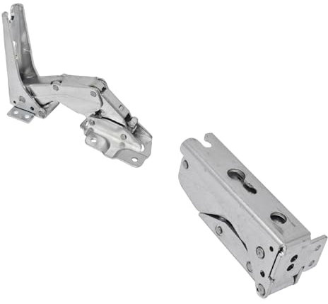 sparefixd Top & Bottom Door Hinge Kit to Fit AEG Fridge & Freezer