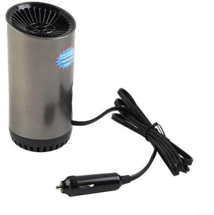 Autoheizung, Tragbare Autoheizung, Auto Heizung Entfroster, 2 In 1 Tragbare Auto Batterie betriebene Raumheizung mit 180° Drehbasis Heizung für Auto Schneller Heizlüfter Defroster