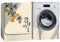 Odot Washer Dustproof Cover Front Load, Washing Machine Dryer Protector Waterproof Sunscreen Tumble Dryer Case Protective Cover for Most Front Loadi (persimmon tree,XL (8.5-10kg))