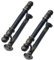 Pristine 7 Inch Cast Iron Barn Door Handle (Gold) - 2 Pack