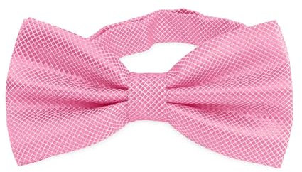 OcioDual Pajarita Rosa, Pajaritas Hombre, Pajarita Hombre a Cuadros con Cierre de Gancho Clip Ajustable, 12cm x 6cm, Accesorios Ropa para Celebraciones, Fiestas, Trabajo, Bodas y Eventos