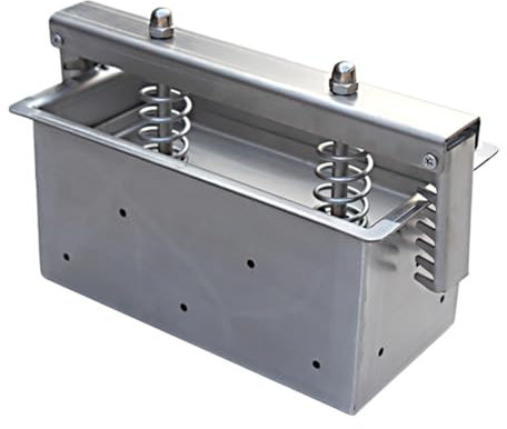 FytStycale Presse à Viande Manuelle en Acier Inoxydable, Outil de Presse à Rouleau de Porc Rectangulaire pour La Cuisine, 300 grammes