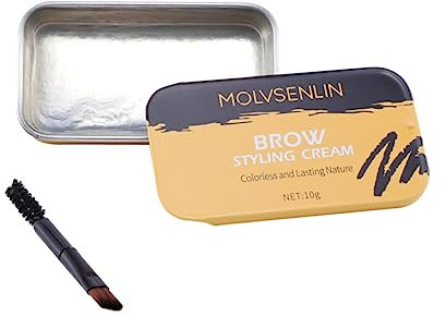 Beatifufu Dauerhafte Augenbrauen Seife 2pcs Brow Natürliche Doppelbürste Für Form