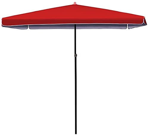 VNNHGB Sombrillas para Exteriores, sombrillas, sombrillas para balcón, Mesa, terraza, jardín, terraza, Patio, Sombra o Piscina (Rojo A)