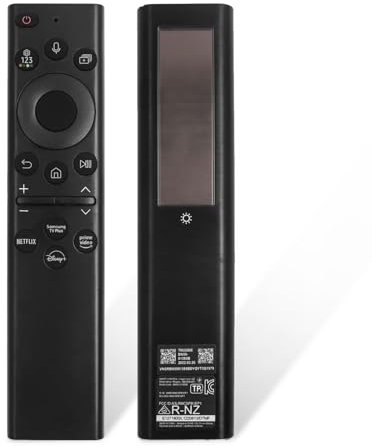 BN59-01385A Telecomando vocale solare di ricambio per telecomando TV Samsung con 4 pulsanti di scelta rapida, compatibile con Samsung Smart TV 2021 2022 2023 4k 8K Ultra HD Neo QLED, The Frame e
