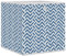vidaXL Cajas almacenaje Plegables 4 uds Tela no Tejida Azul 32x32x32cm, Cubo de Almacenamiento, Cubo de Almacenamiento Plegable, Cesta de Almacenamiento Plegable