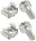 M6 Mount Cage Nuts screws,Rack Mounting Bolts for Server Cabinet