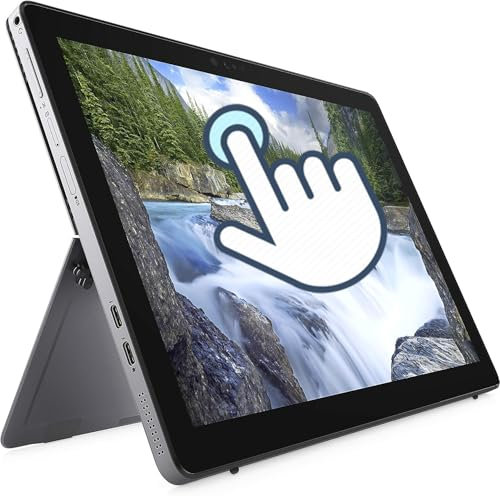 Dell Latitude 7200-2in1 - Ordenador portátil con pantalla táctil de 12,3 pulgadas FHD, Intel Core i5-8265U, 8 GB de RAM, 256 GB SSD, Windows 10 Pro (reacondicionado)