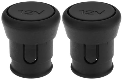 AS Axis Spindleon Lot de 2 Cache-Prises Allume-Cigare 12 V pour Protéger Les Prises Allume-Cigare de Votre Véhicule
