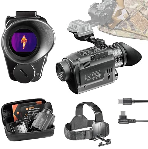 Nightfox Arctic Thermal Night Vision Monocular, Head or Helmet Mounted