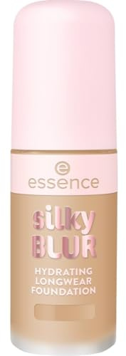 essence Silky BLUR HYDRATING LONGWEAR FOUNDATION Nr. 185 Braun 30ml | Langanhaltend, Pflegend, Natürlich mattes Finish