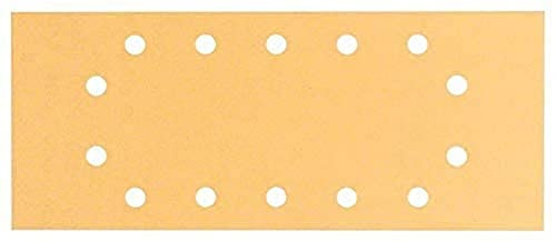 Bosch Professional Schleifblatt für Schwingschleifer Holz und Farbe Best for Wood and Paint (10 Stück, Körnung 80, C470), 2608605241, 115mm x 280mm
