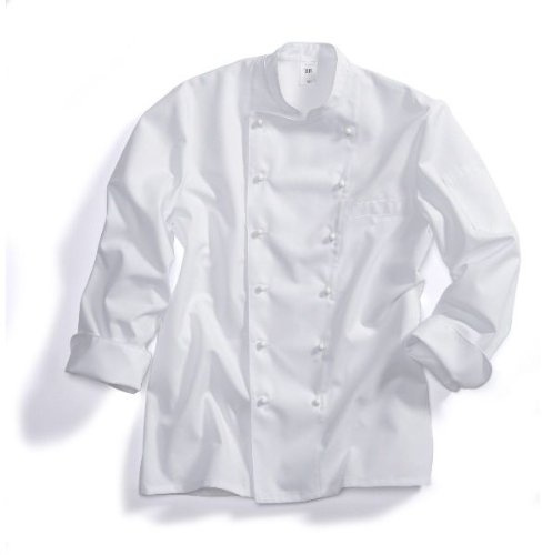 BP 1503-400-21-52 Kochjacke, 1/1 Ärmel mit Manschetten, 215,00 g/m² Stoffmischung, weiß, 52