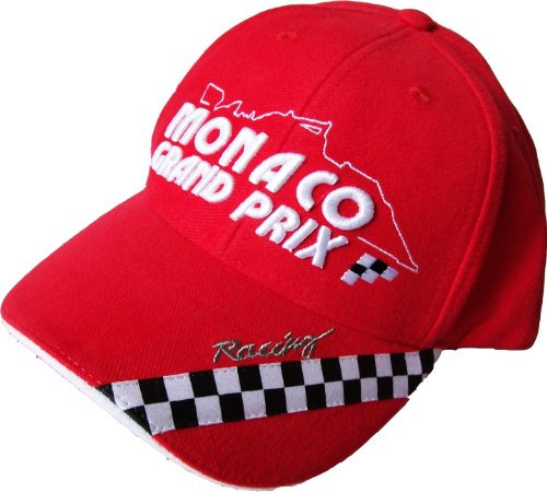 Cap Cap GP Grand Prix von Monaco Formel 1 F1 Auto Moto – Größe verstellbar Teenager/Erwachsene – Modell N ° 5