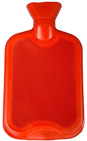Camp'N Shop 2 Litre Hot Water Bottles in Red Rubber