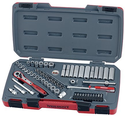 Tengtools T1460 Socket 1/4 Inch 60 Pieces