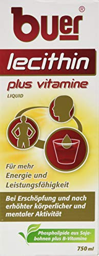 Buer Lecithin Plus Vitamine Liquid, 1er Pack (1 x 750 ml)