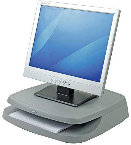 Fellowes TFT-/LCD-Monitorständer, hellgrau, Menge: 2 Stück (Neuware)