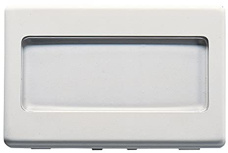 Gewiss Pulsante con Targa Illuminabile 250V ac NA 10A 3 Moduli B - Luce Elettrica LED a Parete