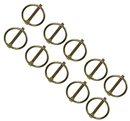 8mm Lynch Pins Clip Clamp (linchpin) Linkage Locking Pin 10pc Tractor Trailers
