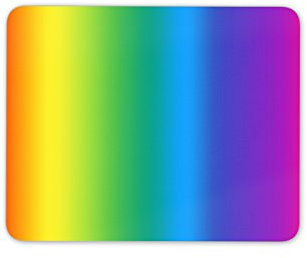 Destination Vinyl Ltd Rainbow Mouse Mat Pad - Colourful Funky Daughter Son Computer #13174
