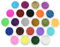 Accessotech 24pc Glitter Pots Nail Face Eye Shadow Tattoo Festival Body Dance Hena Panting