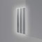 Cabine porte niche de douche, soufflet 98 – 100 cm, cabine porte pliante 3 portes PVC