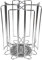 Paxanpax PSA268 52 Piece 4 Row Tassimo Coffee Pod Capsule Holder Stand with 360° Rotatable Base, Chrome